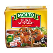 PUR� DE TOMATE MOLTO X 520 G.