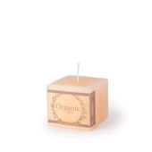 VELA ORGANIC SPA VAINILLA MINI CUBO 5X5CM.