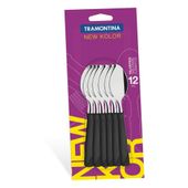 Juego de cucharas para té de 12 piezas negro TRAMONTINA