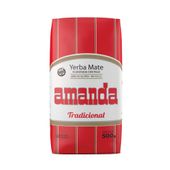 YERBA AMANDA CON PALO 4 LAMINAS X 500 G.