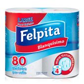PAPEL HIGI�NICO FELPITA LARGE 4UX80 M.
