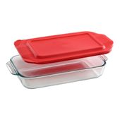 Fuente rectangular con tapa 3 Lt. PYREX