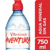 Agua Mineral Sin Gas Villavicencio Sport 750 ml