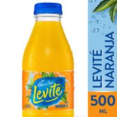 AGUA SABORIZADA LEVITE NARANJA X 500 ML.