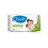 Toallitas humedas Q-Soft antibacterial x 30 u.