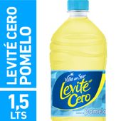 AGUA SABORIZADA LEVITE CERO POMELO X 1500 ML.