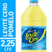 AGUA SABORIZADA LEVITE CERO POMELO X 2,25 L.