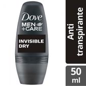 DESODORANTE DOVE MEN INVISIBLE DRY ROLL ON X 50 ML