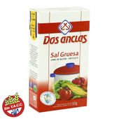 SAL GRUESA DOS ANCLAS ESTUCHE X 500 G.