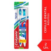 CEPILLO DENTAL COLGATE TRIPLE ACCI�N 2X1.