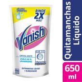 Quitamanchas Líquido Vanish White Repuesto 650 ml