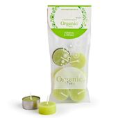 Tealight Organic Spa Verbena Fresias X 6 Unidades