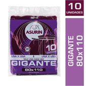 Bolsa Residuos Asurin Gigante Plana 80X110X10U