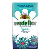 Yerba Mate Compuesta Verde Flor Hierbas Con Boldo 500 Gr