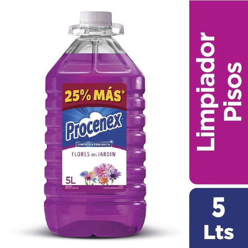 Limpiador-Liquido-Pisos-Procenex-2-En-1-Flores-De-Jard-n-5-Lt-1-4387