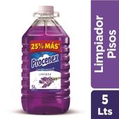 Limpiador Liquido Pisos Procenex 2 En 1 Lavanda 5 Lt