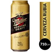 Cerveza Rubia Miller Lata 710 Cc