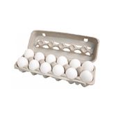 HUEVO CARNAVE BLANCO X 12 U.
