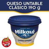 QUESO UNTABLE MILKAUT CLASICO X 190 G.