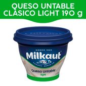 Queso Untable Milkaut Tradicional Light 190Gr