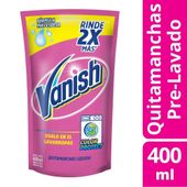 QUITAMANCHAS VANISH MULTIUSO DOY PACK X 400 ML.