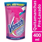 QUITAMANCHAS VANISH PRE LAVADO PINK X 400ML