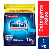 DETERGENTE FINISH EN POLVO X 1 KG