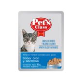 ALIMENTO PARA GATOS PET�S CLASS ATUN YSARDINA X 85