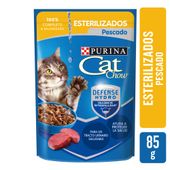 ALIMENTO PARA GATOS CAT CHOW PESCADO X 85 G.
