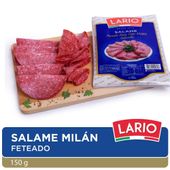 SALAME MILAN LARIO FETEADO X 150 G.