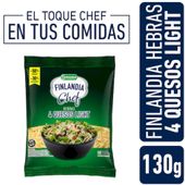 Queso En Hebras Finlandia Chef 4 Quesos Light 130 g