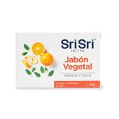 Jabon Ayurvédico Vegetal Naranja y Tulasi x 100gr