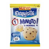 BIZCOCHUELO EXQUISITA 1 MINUTO VAINILLA CON CHIPS