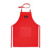 DELANTAL CHEF ROJO 80X55CM