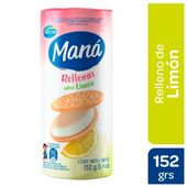 GALLETAS MANÁ RELLENAS LIMON X 152G