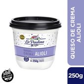 QUESO LA PAULINA CREMA ALIOLI X 250GR