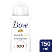 antitranspirante en aerosol DOVE Invisible Dry 150 ml