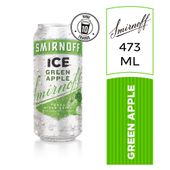 VODKA SMIRNOFF ICE GREEN APPLE X 473 ML.