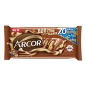 TABLETA DE CHOCOLATE CON LECHE Y BLANCO ARCOR X 95 GR