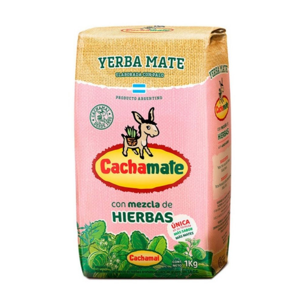 Yerba Mate Cachamate Mezcla de Hierbas x 1 kg