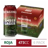 CERVEZA PATAGONIA AMBER LAGER SIX PACK 6 X 473ML