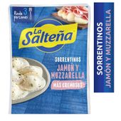 SORRENTINOS LA SALTE�A MUZZARELLA Y JAM�N X 300 G.
