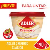 QUESO UNTABLE ADLER CREMOSO CLÁSICO X 190GR