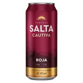 CERVEZA SALTA CAUTIVA ROJA X 473 ML.