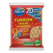 TURRON MANI ARCOR AGRUP X 10UN