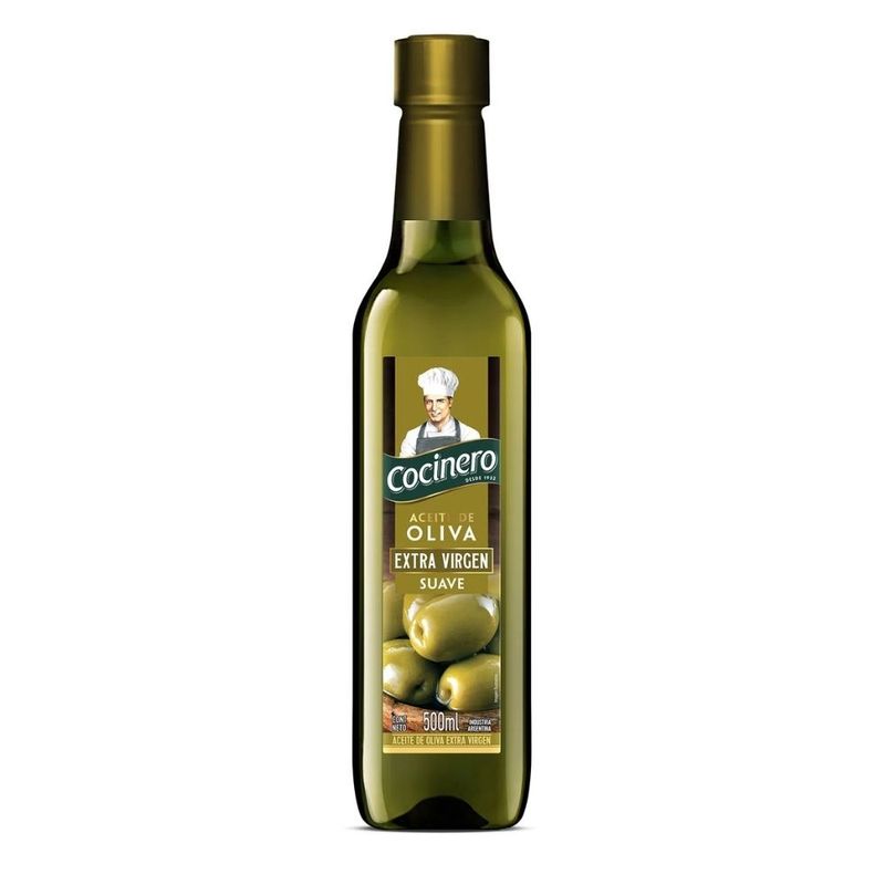 Aceite de Oliva Cocinero Extra Virgen Suave 500 Ml.