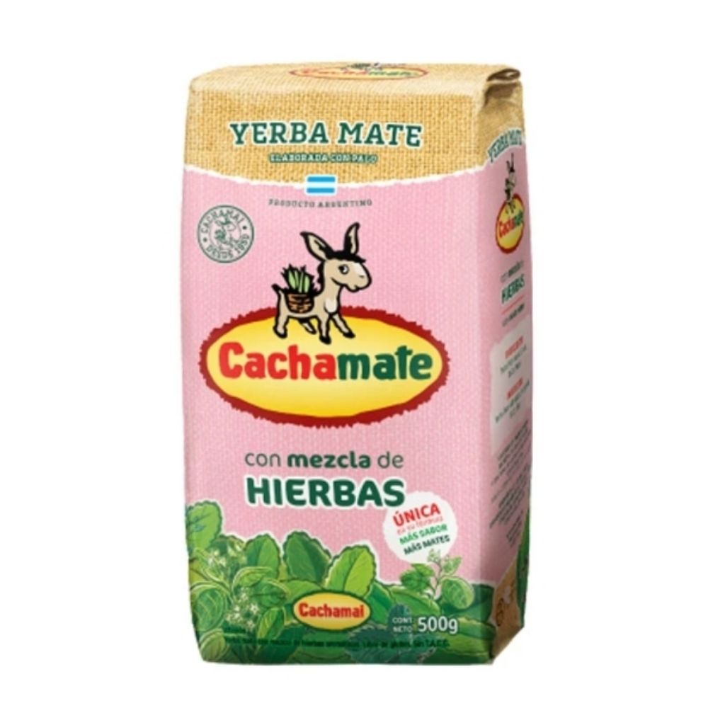 Yerba Mate C/Hierb Aromaticas Cachamate Paq 500 Grm