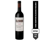 VINO NORTON ELEGIDO MALBEC X 750 Ml