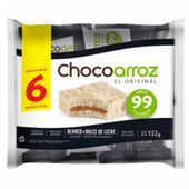 ALFAJOR CHOCOARROZ GALLO BLANCO X 6 U.