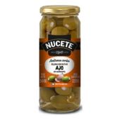 ACEITUNAS VERDES NUCETE RELLENAS CON AJO X 360 Gr